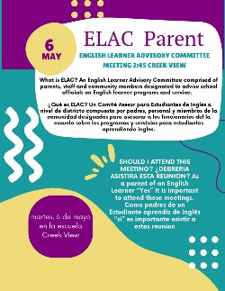ELAC Parent Meeting